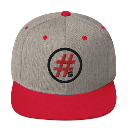 Red Numbers - Circle it Classic Snapback Hat