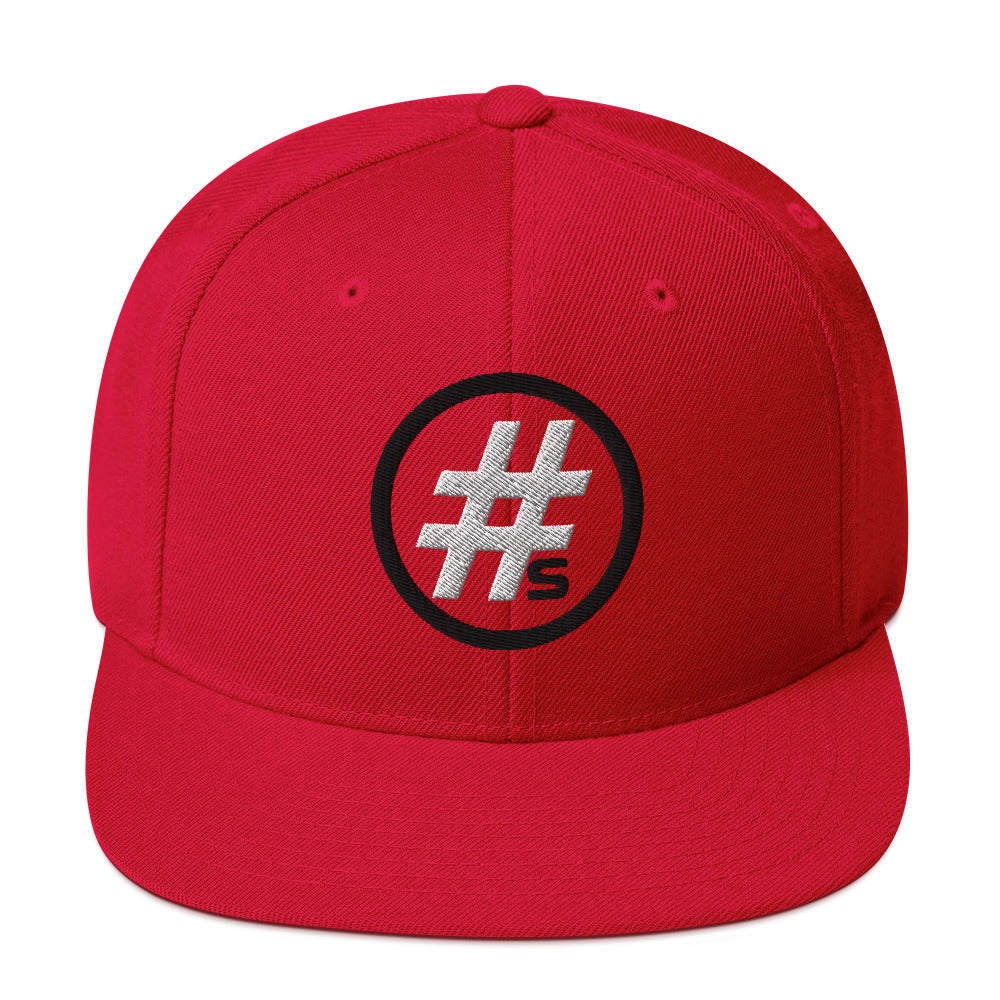 Red Numbers - Circle it Classic Snapback Hat