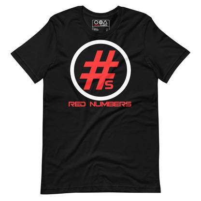 Red Numbers - Circle It Big Front t-shirt