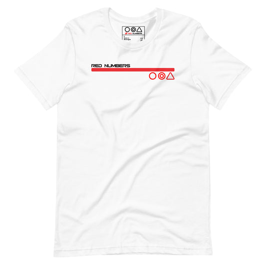 Red Numbers -  Gamer t-shirt